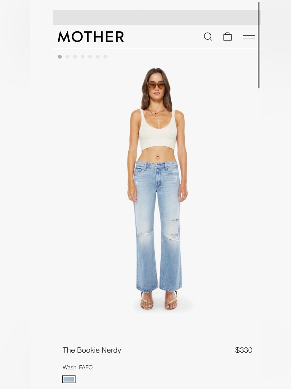 Mother Superior- Bookie Nerdy in Tory Blues size 27